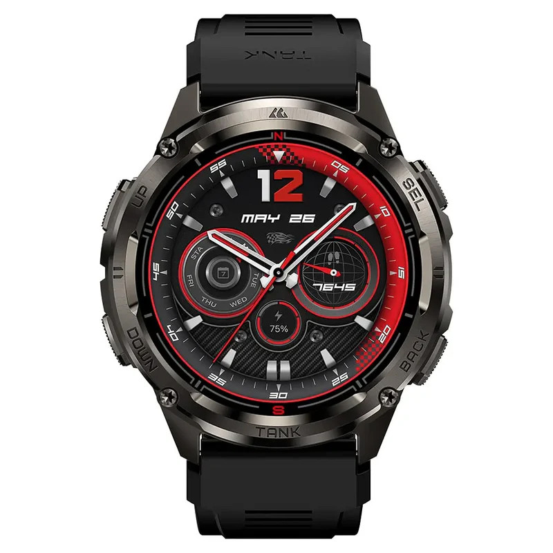 Montre Connectée Kospet Tank T3 Ultra Noir en Tunisie