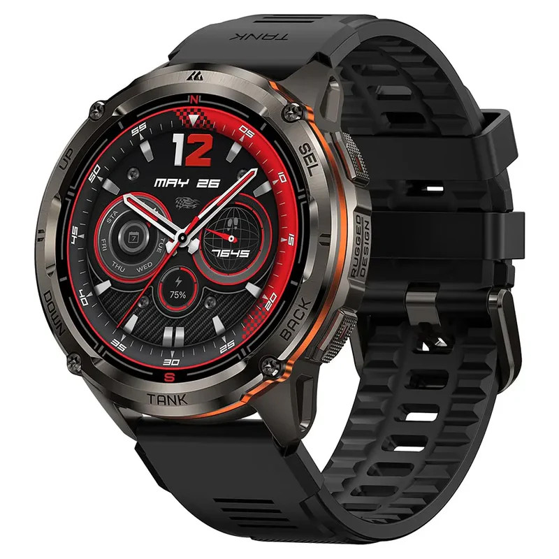 Montre Connectée Kospet Tank T3 Ultra Noir en Tunisie