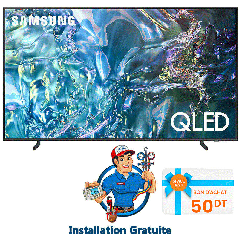 TV Led Samsung Q60DAU 50" 4K QLED Smart Noir TV Led Samsung Q60DAU 50" 4K QLED Smart Noir