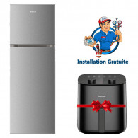 Réfrigérateur Combiné Brandt Nofrost 420L Silver (BD4410NS)