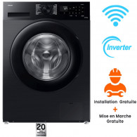 Machine à Laver Frontale Samsung Smart Inverter 9 Kg Noir en Tunisie