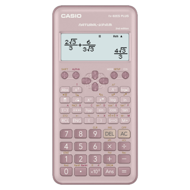Calculatrice Scientifique Casio FX-82ESPLUSR Rose En Tunisie Calculatrice Scientifique Casio FX-82ESPLUSR Rose En Tunisie