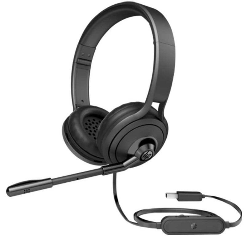 Micro Casque HP 500 USB -  Noir