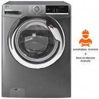 Machine à Laver Frontale Hoover 10.5Kg Silver en Tunisie