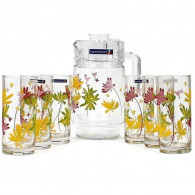 Service Boissons Luminarc 7 Pièces Crazy Flower En Tunisie