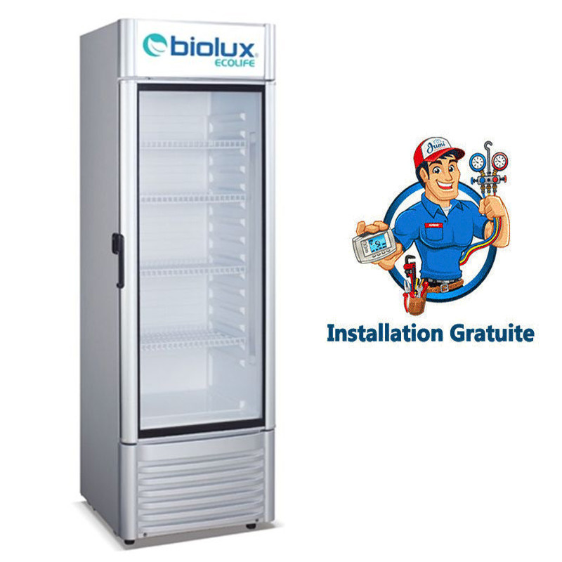 Réfrigérateur Vitrine Biolux M-VR50NF Gris En Tunisie Réfrigérateur Vitrine Biolux M-VR50NF Gris En Tunisie