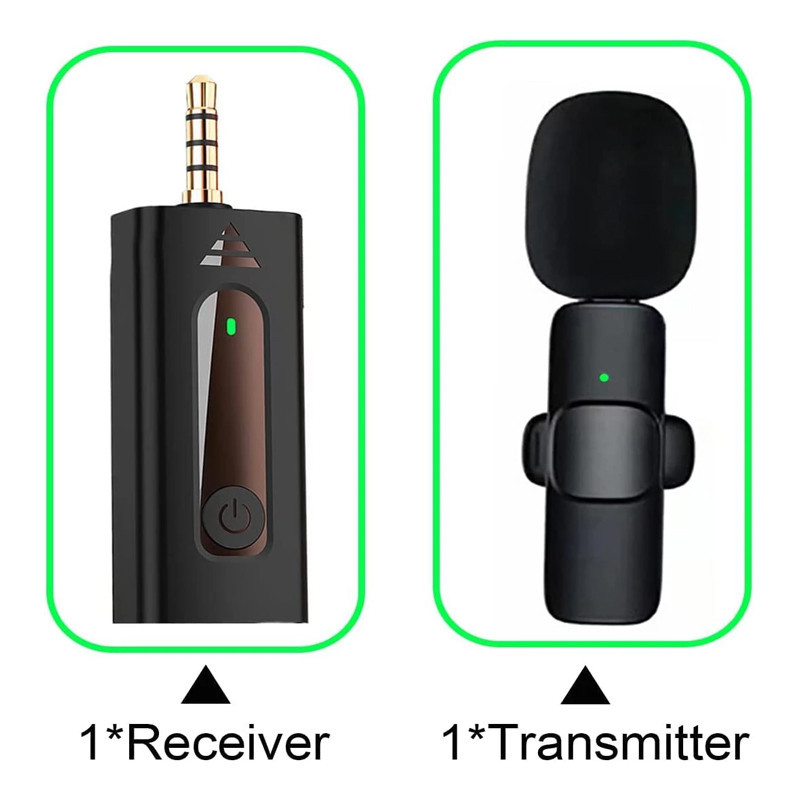 Mini Microphone Sans Fil k35 Noir en Tunisie