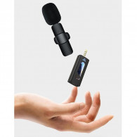 Mini Microphone Sans Fil k35 Noir en Tunisie Mini Microphone Sans Fil k35 Noir en Tunisie