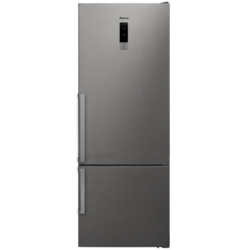 Réfrigérateur Combiné Focus QUADRA4870 500L NoFrost Inox en Tunisie