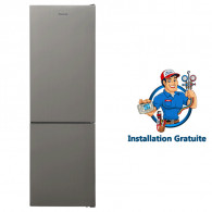 Réfrigérateur Combiné Focus F3760X 341L NoFrost Inox en Tunisie