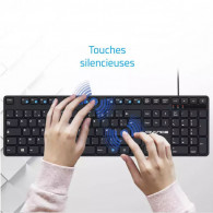 Clavier Et Souris Advance Noir en Tunisie