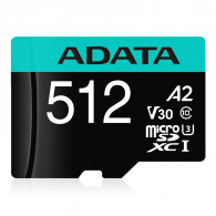 Carte Mémoire Adata Micro SD 512Go Classe 10 Avec Adaptateur En Tunisie