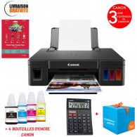 Imprimante Canon Jet D'encre Multifonction 3En1 G2410 Couleur Noir en Tunisie