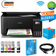 Imprimante Epson EcoTank L3251 Multifonction 3en1 à Réservoir Intégré Couleur A4 Wifi (C11CJ67409) En Tunisie