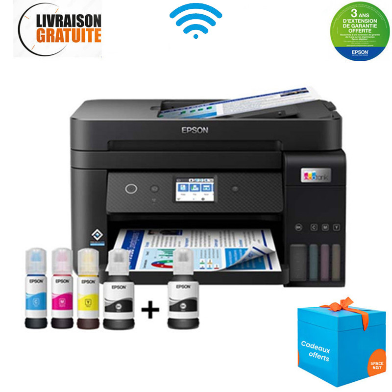 Imprimante Epson EcoTank L6290 4 En 1 à Réservoir Intégré A4 Wifi (C11CJ60405) Imprimante Epson EcoTank L6290 4 En 1 à Réservoir Intégré A4 Wifi (C11CJ60405)