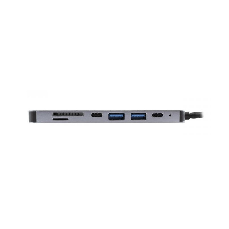Adaptateur 7en1 SBox Type C Vers HDMI, USB et Lecteur de cartes en Tunisie