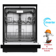Lave Vaisselle Hyundai HYN-FSDW15P8BIX Inverter 15 Couverts Noir en Tunisie
