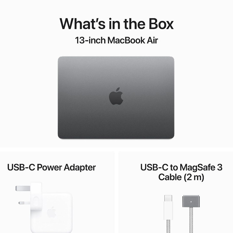 Apple MacBook Air M3 13" 24Go 512Go SSD Space grey En Tunisie