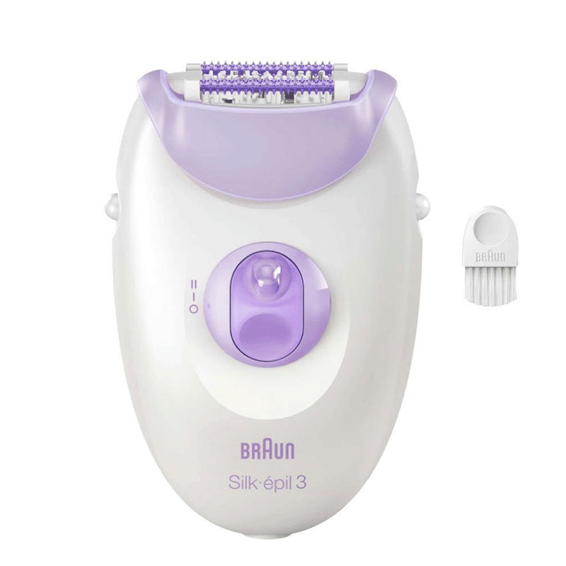 Épilateur Braun SiLk-3 SE3-000 Blanc&Violet en Tunisie Épilateur Braun SiLk-3 SE3-000 Blanc&Violet en Tunisie