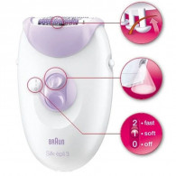 Épilateur Braun SiLk-3 SE3-000 Blanc & Violet en Tunisie Épilateur Braun SiLk-3 SE3-000 Blanc & Violet en Tunisie