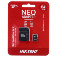 Carte Mémoire Hiksemi C1 64Go Avec Adaptateur Noir en Tunisie
