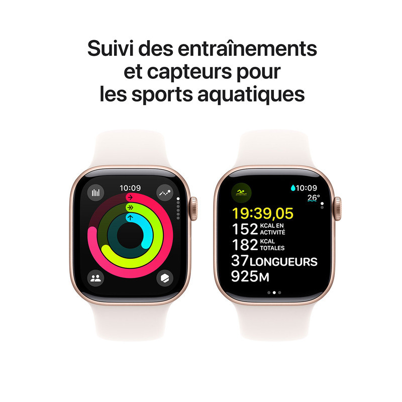 Apple Watch Séries 10 GPS 46mm Aluminium Noir en Tunisie