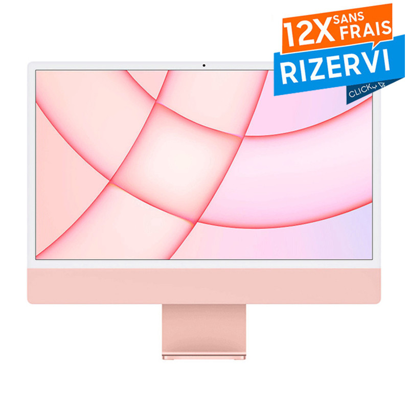 Apple iMac Puce M1 8Go 256Go SSD Rose en Tunisie Apple iMac Puce M1 8Go 256Go SSD Rose en Tunisie