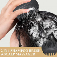 Brosse à Shampoing Double Face Touchbeauty PL-2251 Noir en Tunisie
