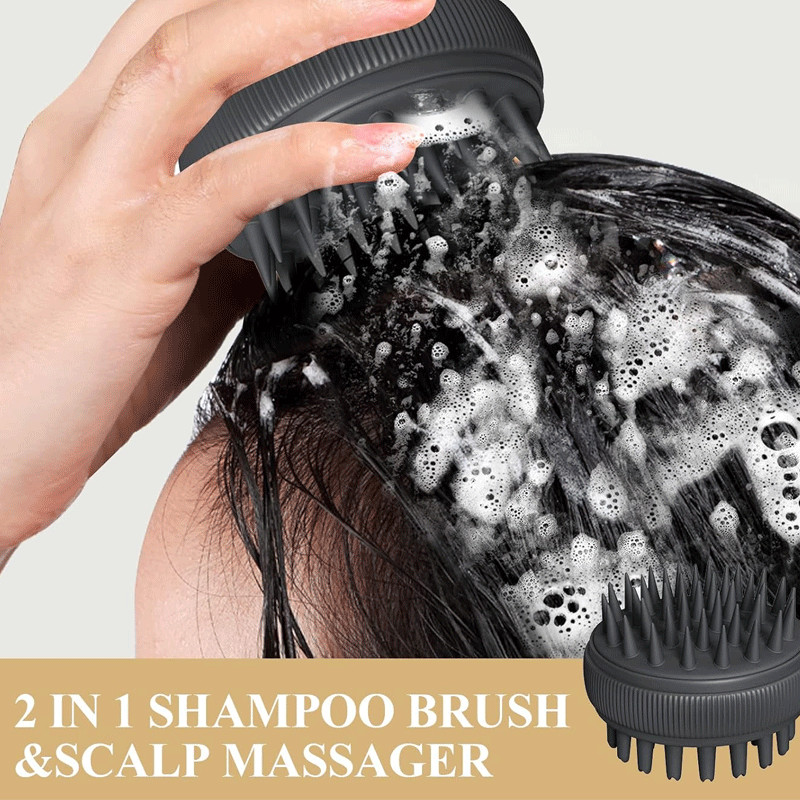 Brosse à Shampoing Double Face Touchbeauty PL-2251 Noir en Tunisie