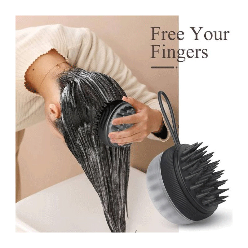 Brosse à Shampoing Double Face Touchbeauty PL-2251 Noir en Tunisie