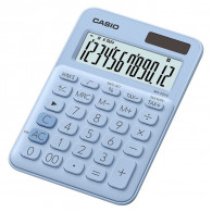 Calculatrice de bureau Casio - MS-20UC - Bleu clair
