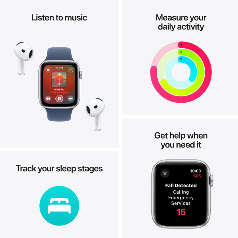 Apple Watch SE GPS 44mm Silver en Tunisie