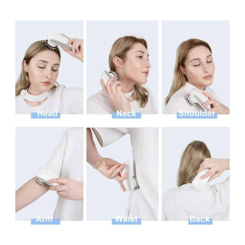 Masseur Électrique Multifonction Touchbeauty TB-1718 Blanc en Tunisie