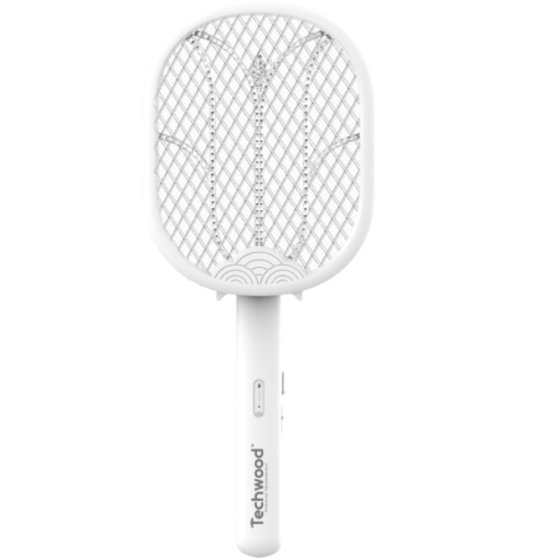 Raquette Electrique Anti Moustiques2en1 Techwood TTI-01 Blanc en Tunisie Raquette Electrique Anti Moustiques2en1 Techwood TTI-01 Blanc en Tunisie