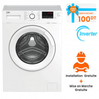 Machine à Laver Frontale Beko WUE6513XWW 6Kg Inverter Blanc