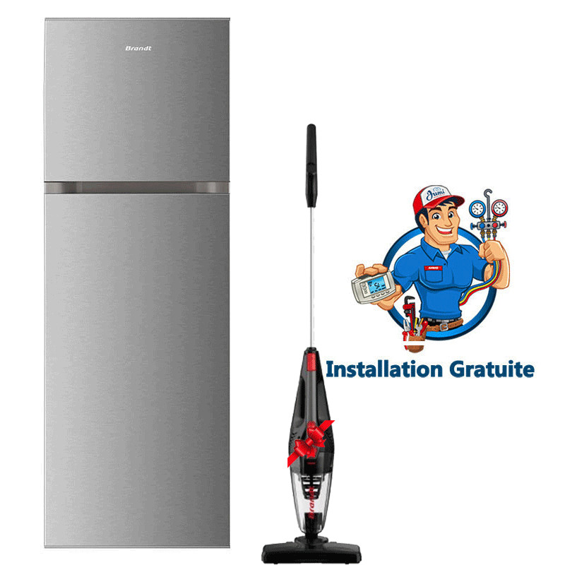 Réfrigérateur Brandt Nofrost 420L Inox (BD4410NX) en Tunisie Réfrigérateur Brandt Nofrost 420L Inox (BD4410NX) en Tunisie