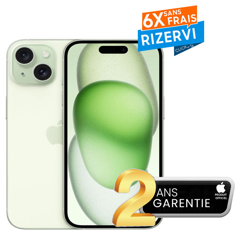 iPhone 15 128Go Vert En Tunisie iPhone 15 128Go Vert En Tunisie