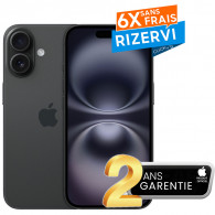 Apple iPhone 16 128Go 5G Noir en Tunisie