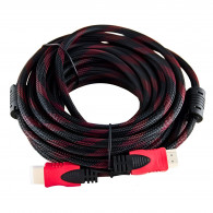 Câble HDMI 4K x 2K 10M Rouge en Tunisie