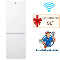 Réfrigérateur Combiné Hoover HOCE3T618EW 341L NoFrost Blanc en Tunisie