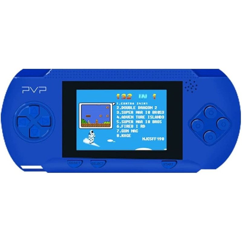 Console De Jeu Portable Avec 2 Cassettes Bleu En Tunisie