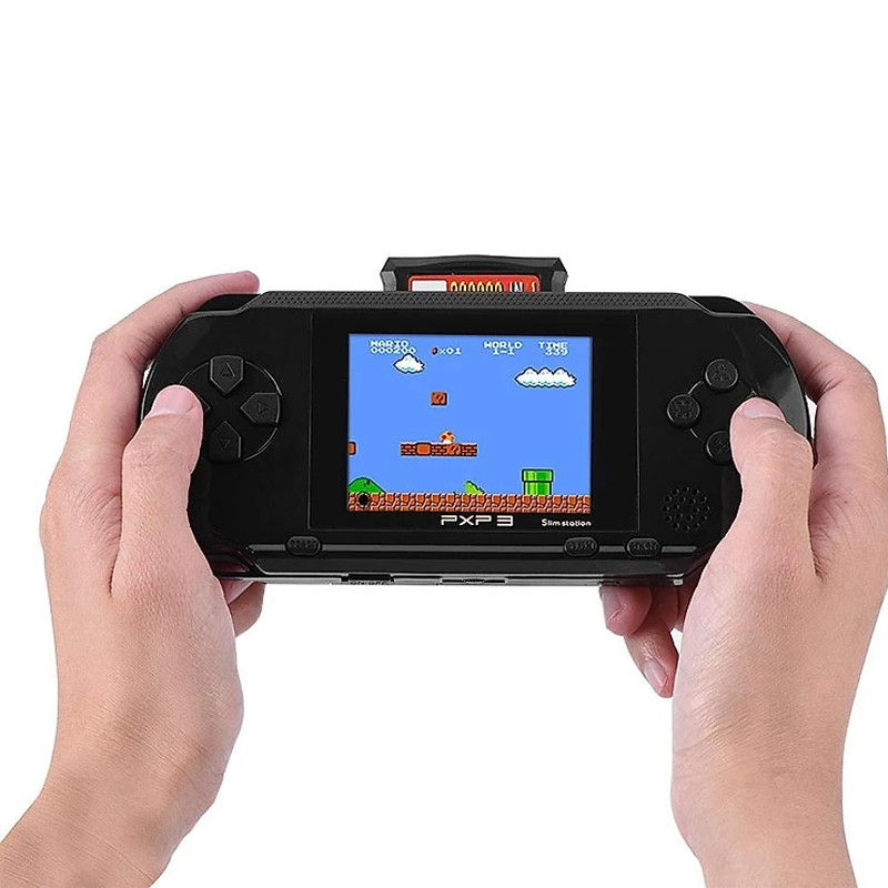 Console De Jeu Portable Avec 2 Cassettes Noir En Tunisie