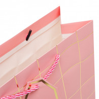 Sac Cadeau en Carton SOC65-13 Petit Modèle Rose
