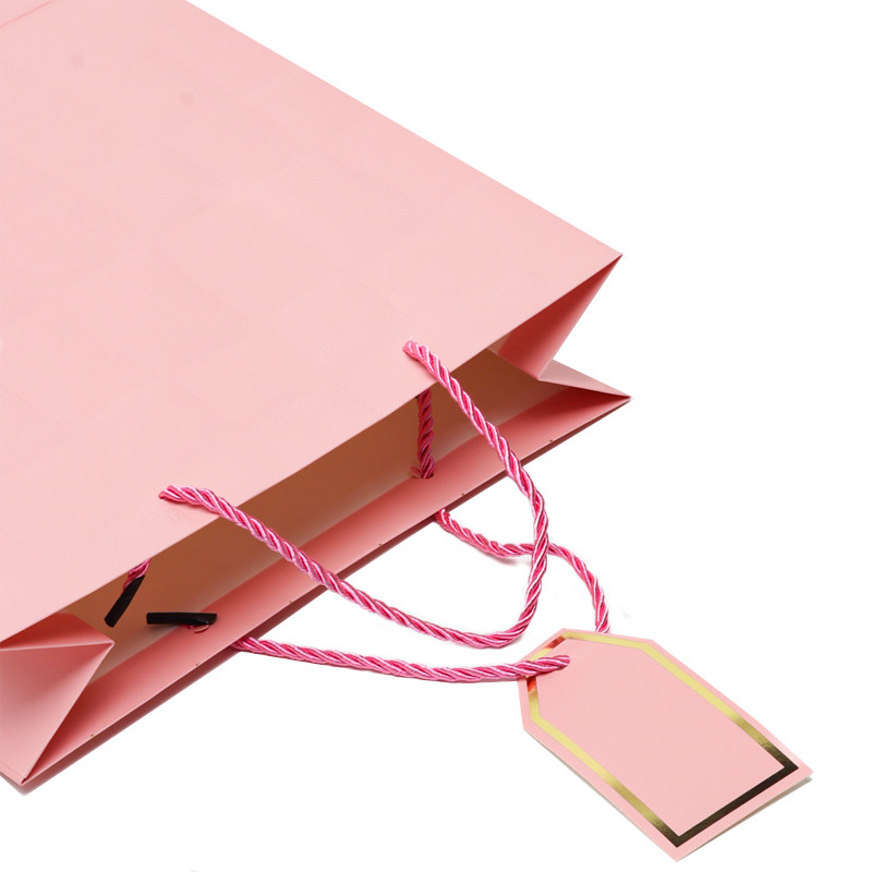 Sac Cadeau en Carton SOC65-14 Moyen Modèle Rose en Tunisie