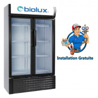 Réfrigérateur Vitrine Biolux M-VR65V 450 Litres Noir en Tunisie