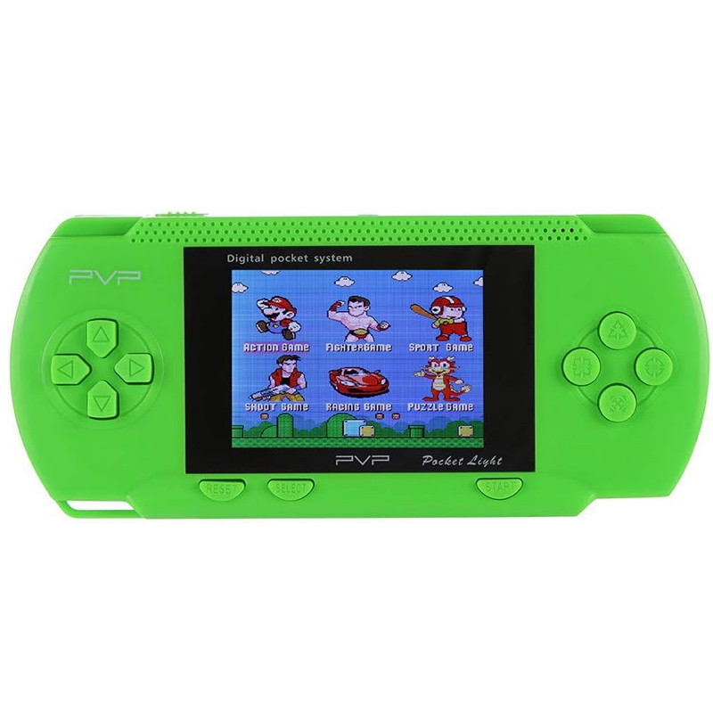 Console De Jeu Portable Avec 2 Cassettes Vert En Tunisie Console De Jeu Portable Avec 2 Cassettes Vert En Tunisie