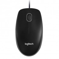 Souris Optique Logitech USB B100 Noir en Tunisie