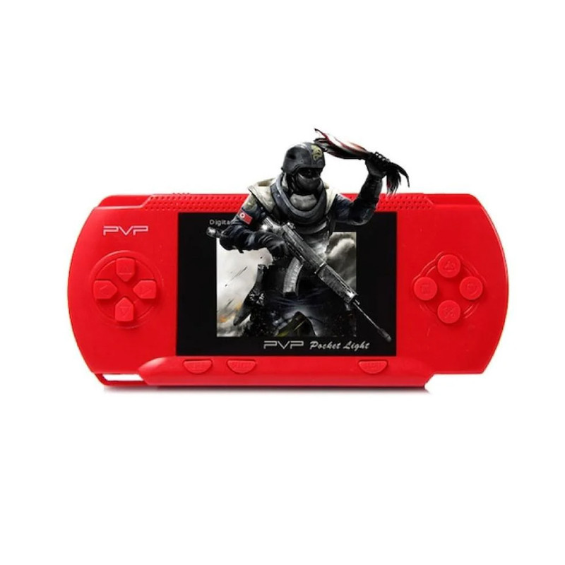 Console De Jeu Portable Avec 2 Cassettes Rouge En Tunisie