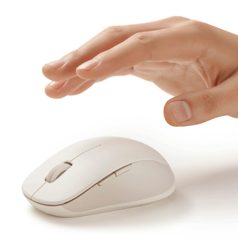 Souris Sans Fil Xiaomi Double Mode Mouse 2 Blanc en Tunisie