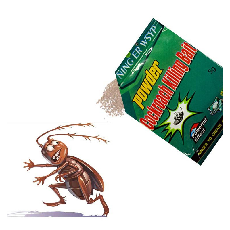 Poudre de Feuilles Vertes 5g Pour les Fourmis Et Les Cafards en Tunisie